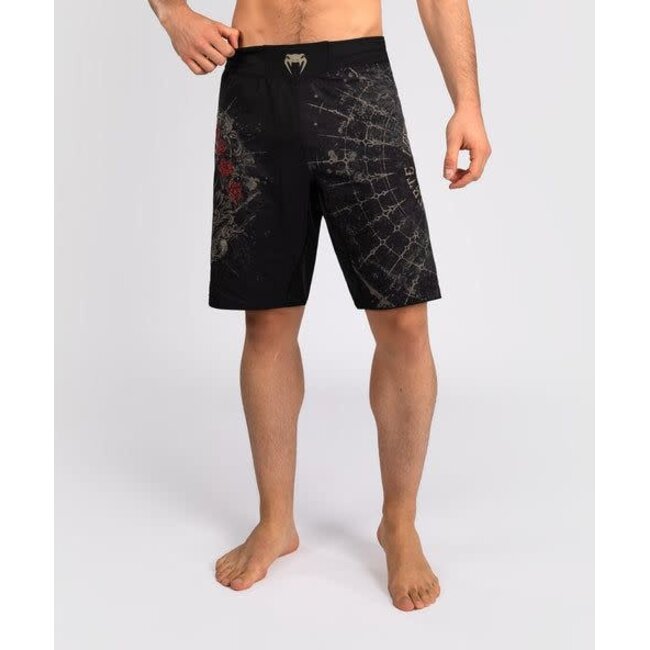 Venum Venum Santa Muerte 5.0 Men’s Fight Shorts - Deep Black/Gold