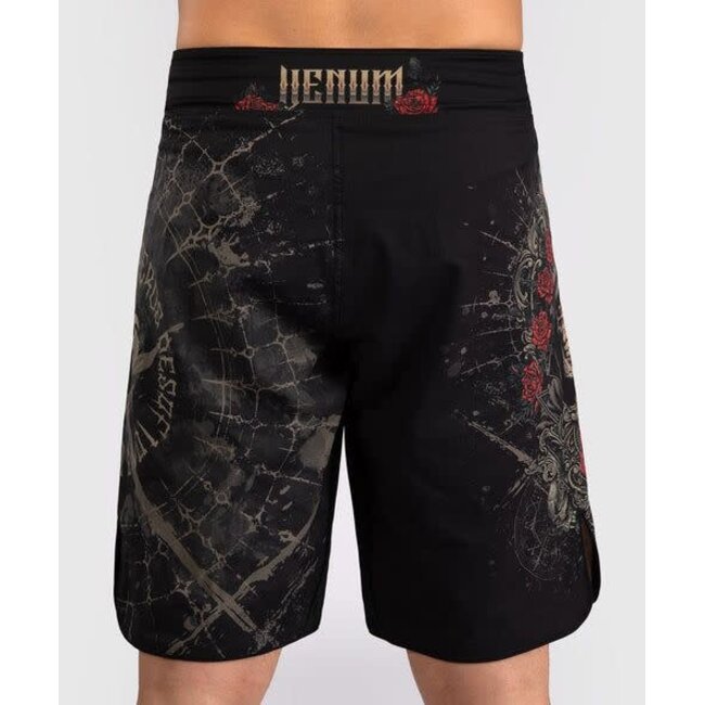 Venum Venum Santa Muerte 5.0 Men’s Fight Shorts - Deep Black/Gold