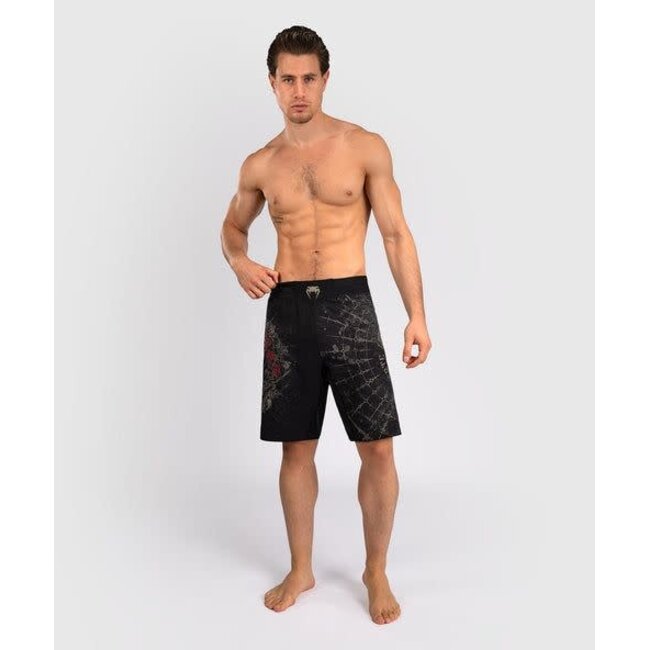Venum Venum Santa Muerte 5.0 Men’s Fight Shorts - Deep Black/Gold