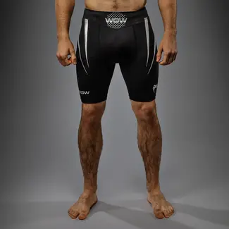 Venum WOW FC Vale Tudo Shorts- Black/ Silver Grey