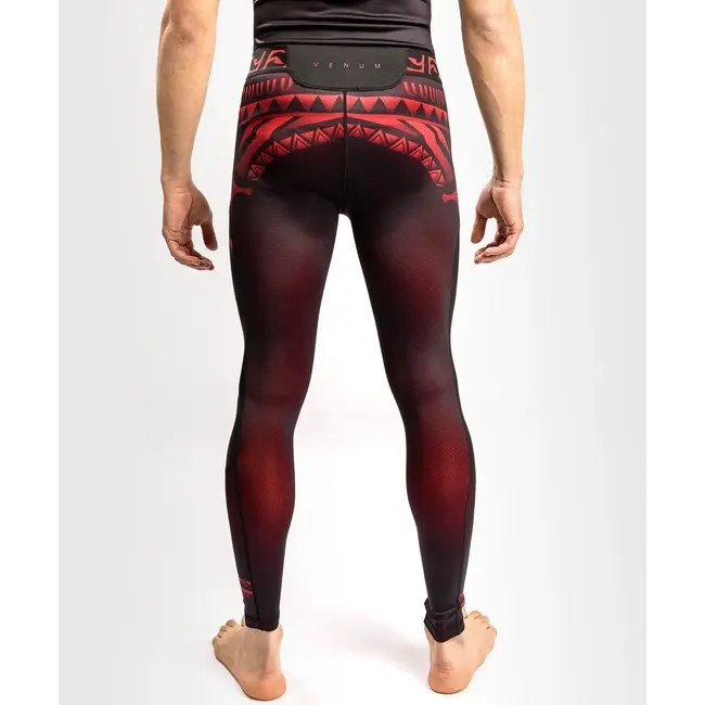 Venum COMPRESSION BROEK NAKAHI SPATS - black/red