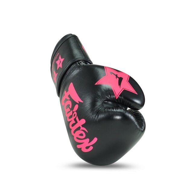 FAIRTEX x Booster FXB BG V2 Leren Bokshandschoenen – Zwart/Roze
