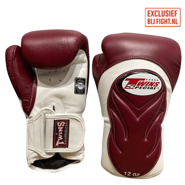 Twins Special BGVL 6 gants de boxe – blanc/bordeaux
