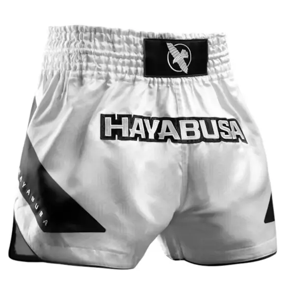 Hayabusa Short de Muay Thaï Core blanc