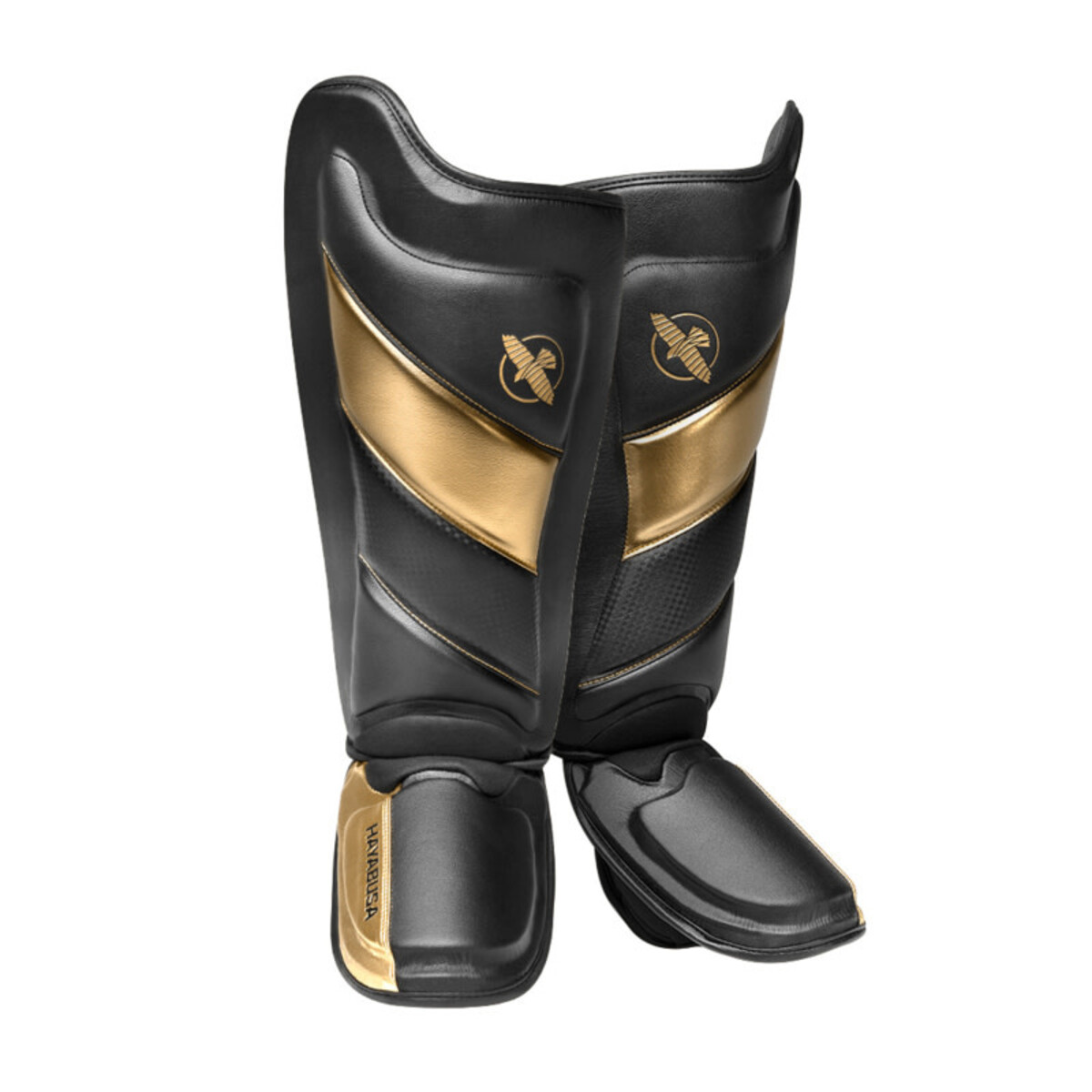 Hayabusa Kick-boxing protège-tibias T3 - noir/or
