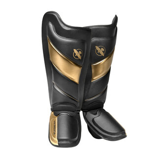 Hayabusa Kickboks Scheenbeschermers T3 - Zwart/Goud