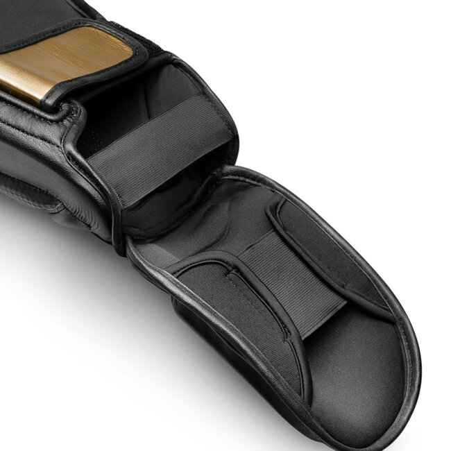 Hayabusa Hayabusa Kickboks Scheenbeschermers T3 - Zwart/Goud