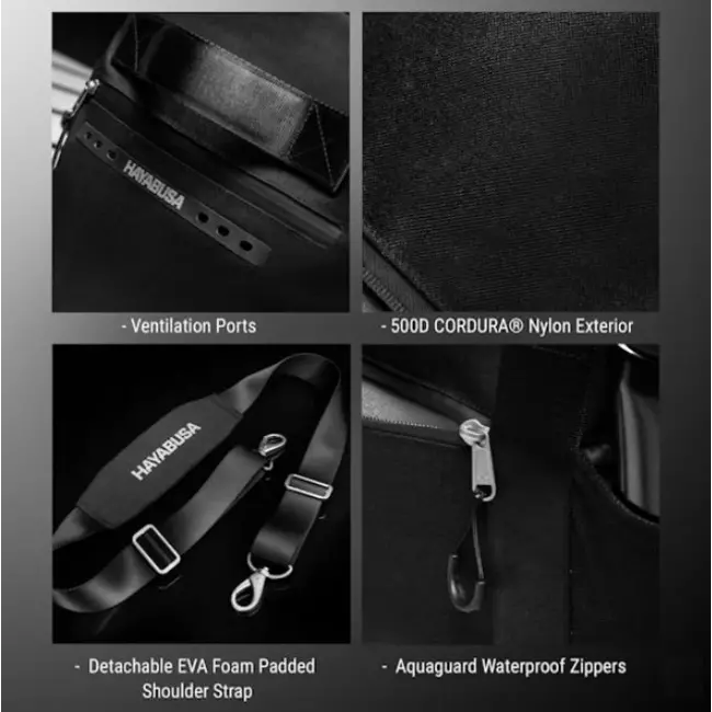 Hayabusa Hayabusa – Airstream Athletic Duffle Bag – 50 L – Unisex Gym Bag