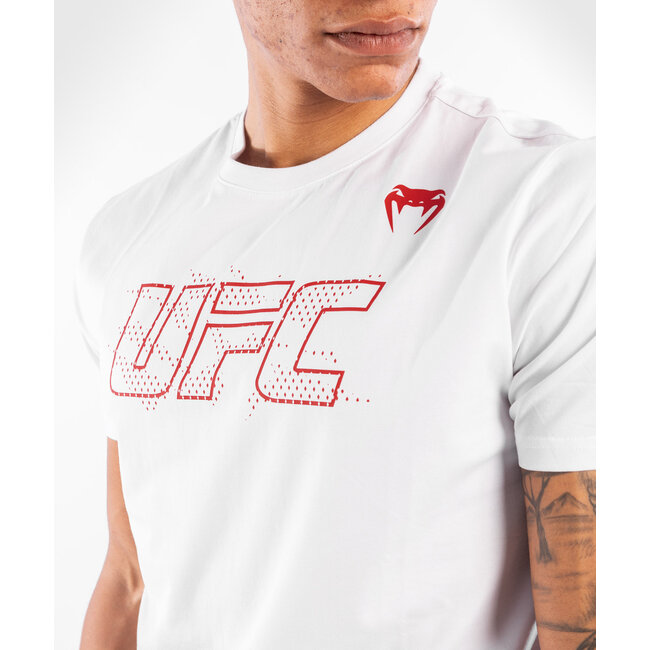 Venum UFC AUTHENTIC FIGHT WEEK 2 MEN'S SHORT SLEEVE T-SHIRT - WHITE