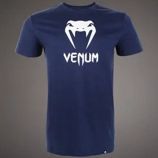Venum VENUM CLASSIC T-SHIRT - NAVY BLUE/white