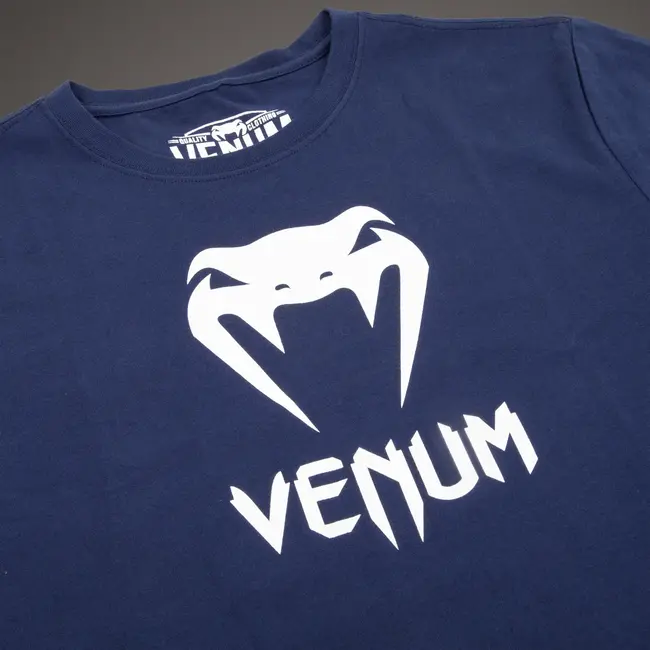 Venum VENUM CLASSIC T-SHIRT - NAVY BLUE/white