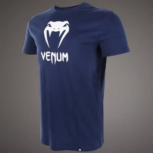 Venum VENUM CLASSIC T-SHIRT - NAVY BLUE/white