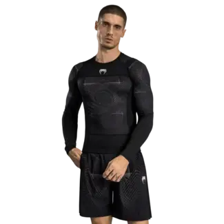 Venum G-FIT AIR RASHGUARD LONGSLEEVE - BLACK