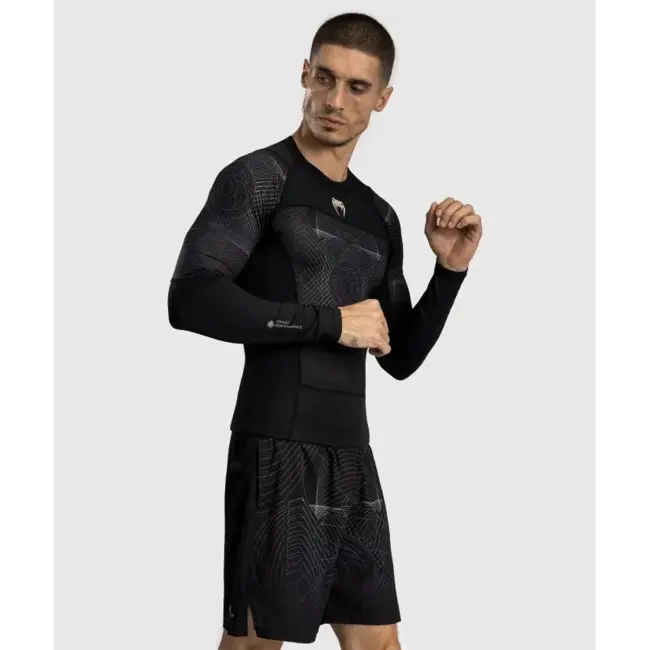Venum G-FIT AIR RASHGUARD LONGSLEEVE - BLACK