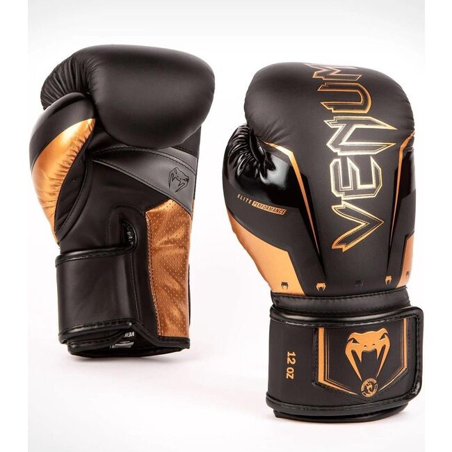 Venum Venum Elite Evo Bokshandschoenen Zwart Brons