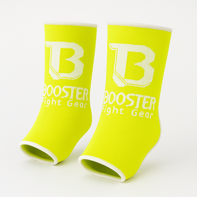 Booster Fightgear Enkelsok Pro – Neon Geel