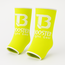 Booster Fightgear Booster Enkelsok Pro – Neon Geel – Enkelbescherming voor Kickboksen & MMA – One Size
