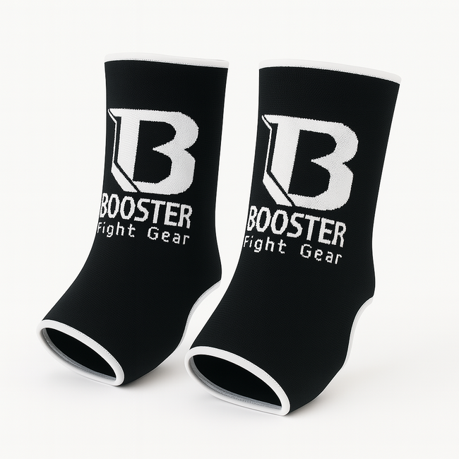 Booster Fightgear Booster Enkelsok Pro Zwart – Extra Steun en Bescherming (One Size)
