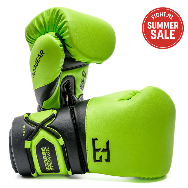 JOYA Joya Performance Bokshandschoenen met Veters – Lime Green