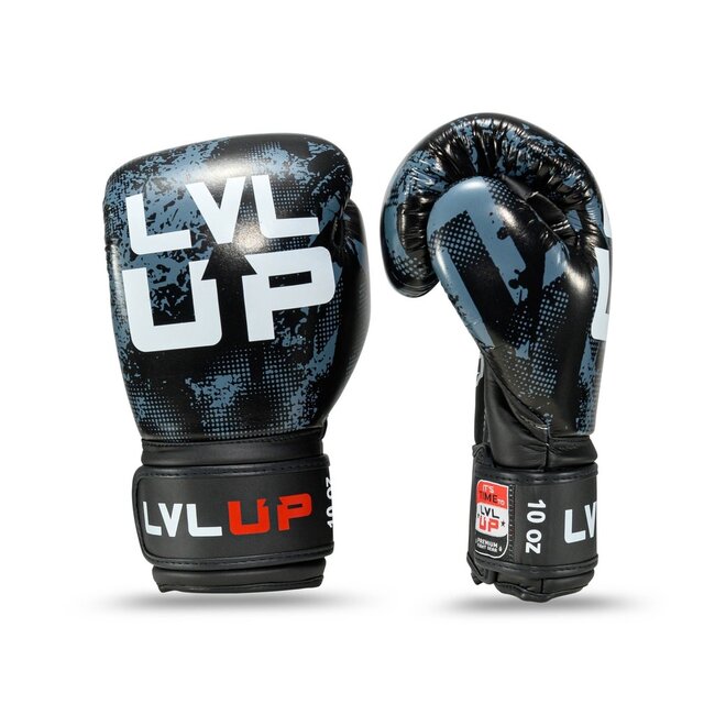 LVL-UP LVL UP - BOKSHANDSCHOEN - BG STADIUM 1 BLACK/GREY