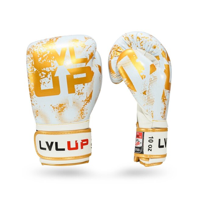 LVL-UP LVL UP - BOKSHANDSCHOEN - BG STADIUM 2 WHITE/GOLD