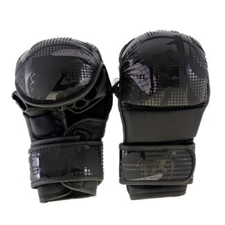 King Pro Boxing MMA Sparring Gloves - KPB MMA SHOGUN 1 - Black/Black
