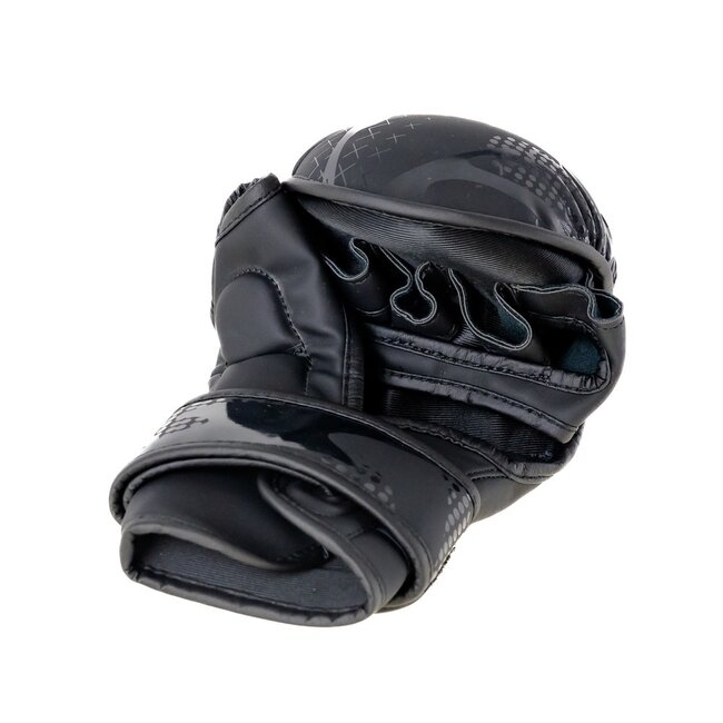 King Pro Boxing MMA Sparring Gloves - KPB MMA SHOGUN 1 - Black/Black