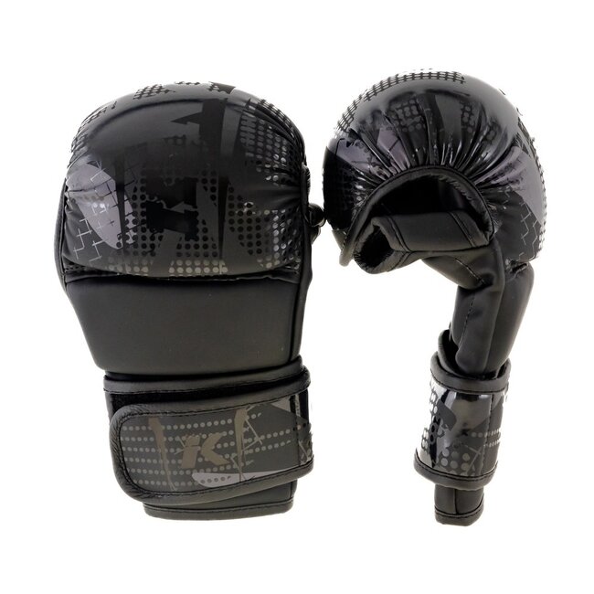 King Pro Boxing MMA Sparring Gloves - KPB MMA SHOGUN 1 - Black/Black