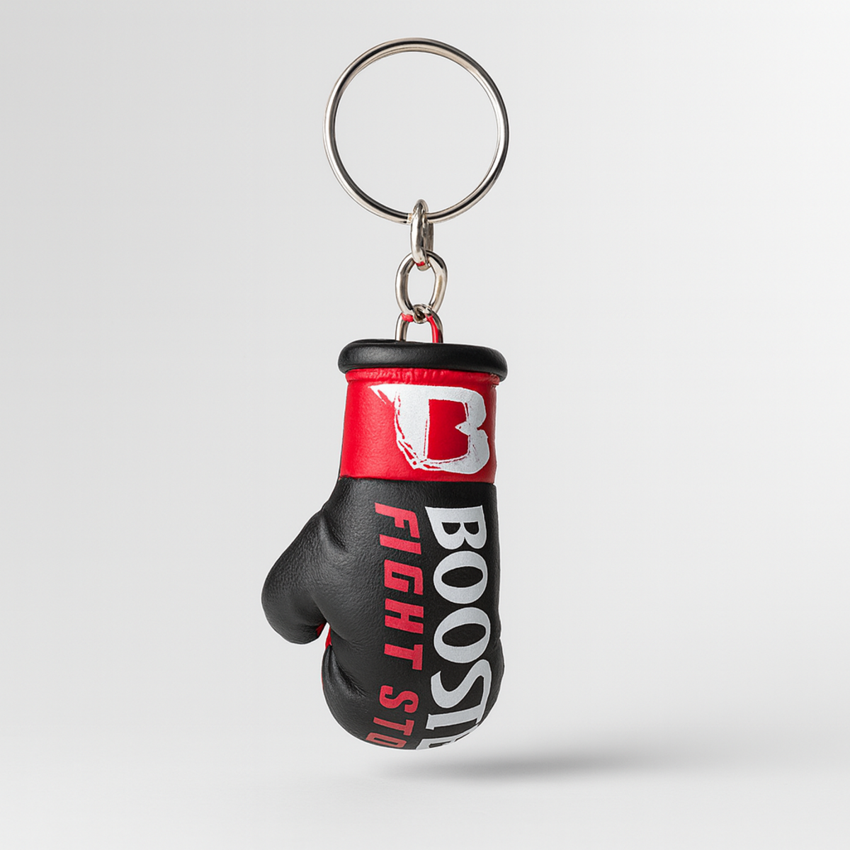 Booster Fightgear Mini gants de boxe porte-clés – noir/rouge