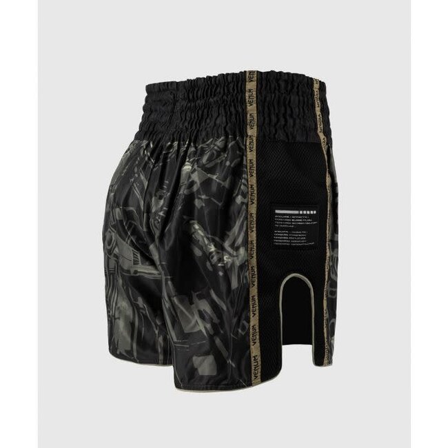 Venum VENUM - Invader Muay Thai Shorts - Black/Sand