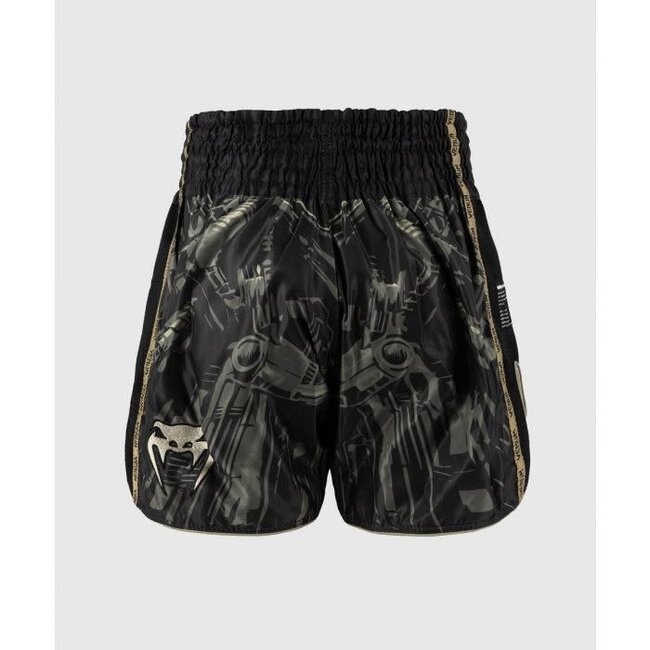 Venum Invader Muay Thai Shorts - Black/Sand