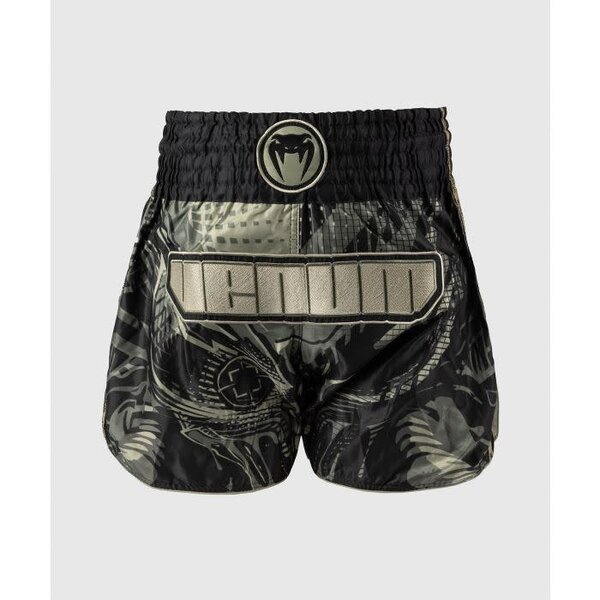 Venum Invader short de Muay Thaï - noir/sable