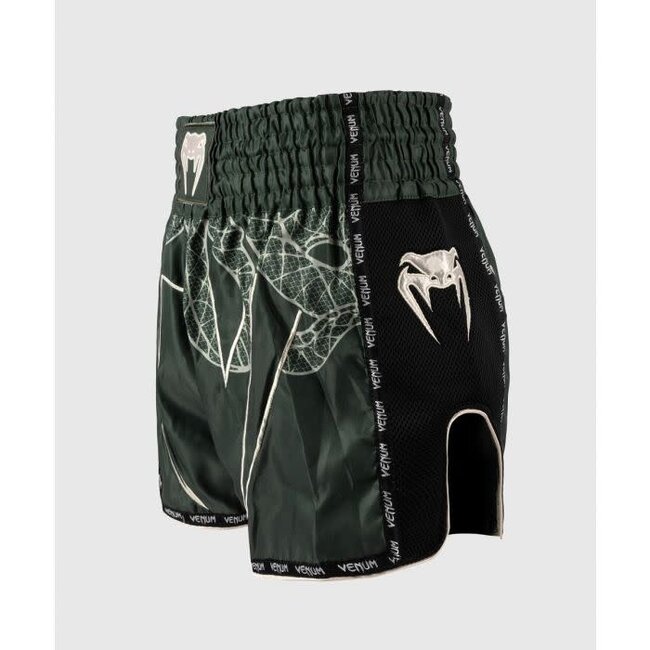 Venum Serpenti Muay Thai Shorts - Khaki/Bronze/Ivory