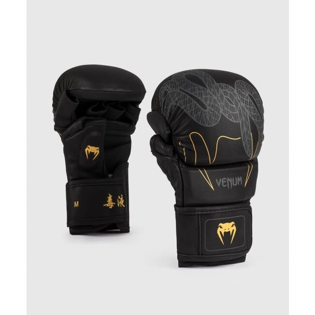 Venum VENUM - Serpenti Sparring Gloves - Black/Silver/Gold