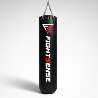 Fightsense Bokszak 180 cm – Gevuld & Ophangketting – Gratis Levering in de Benelux