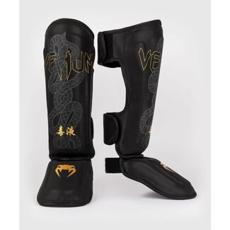 Venum Serpenti - SCHEENBESCHERMER - Black/Silver/Gold