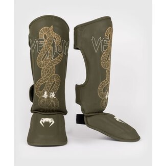 Venum Serpenti - SCHEENBESCHERMER - Khaki/Bronze/Ivory