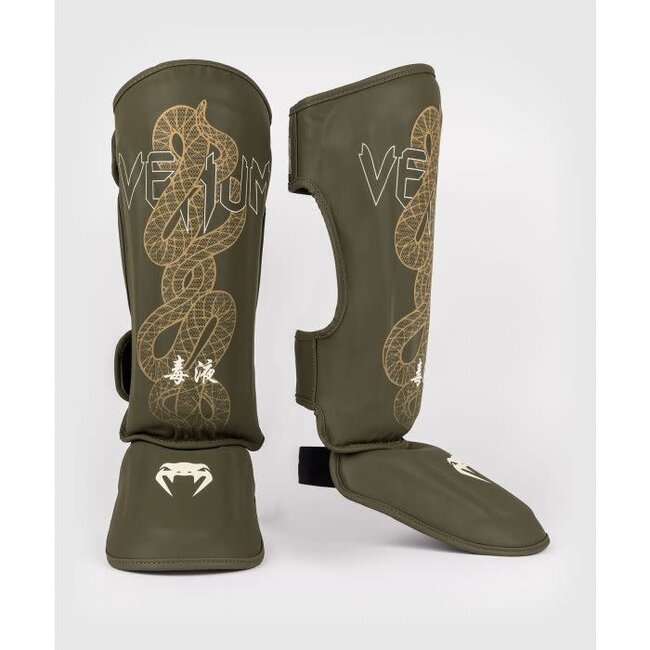 Venum VENUM -  Serpenti - SCHEENBESCHERMER - Khaki/Bronze/Ivory