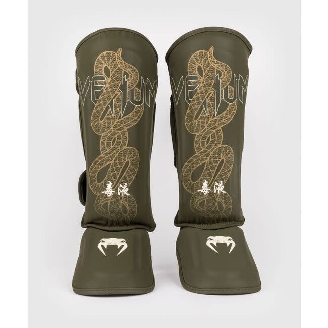 Venum VENUM -  Serpenti - SCHEENBESCHERMER - Khaki/Bronze/Ivory