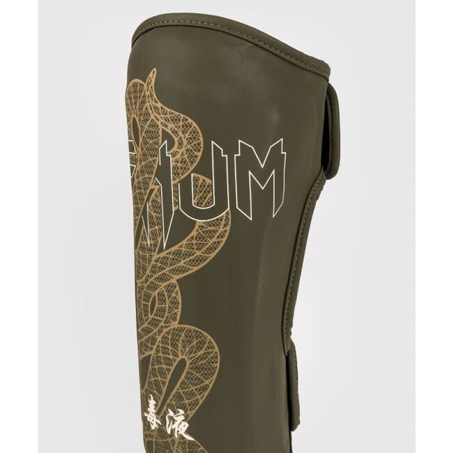 Venum Serpenti - SCHEENBESCHERMER - Khaki/Bronze/Ivory