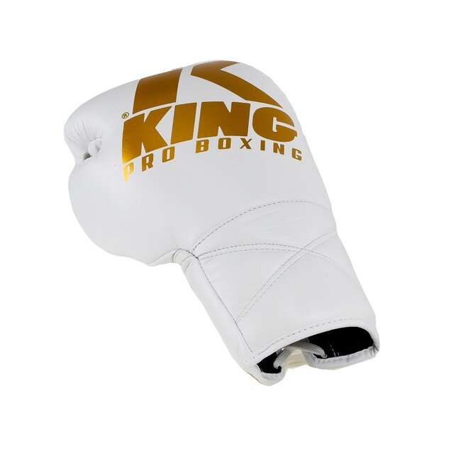 King Pro Boxing BOKSHANDSCHOEN - KPB XK LU WHITE/GOLD