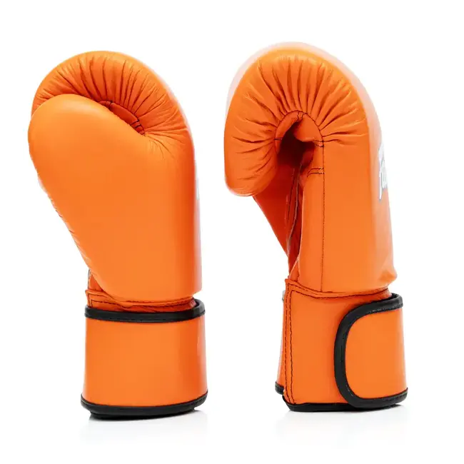 FAIRTEX Fairtex BGV16 Bokshandschoenen – Oranje – Echt Leer – Compacte Pasvorm & Allround Training