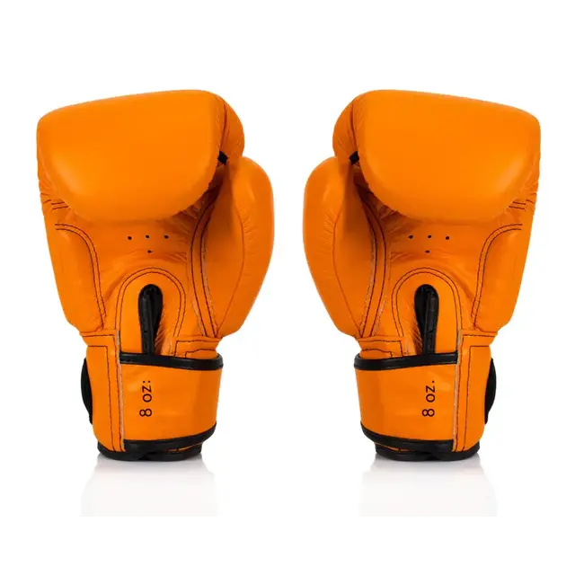 FAIRTEX Fairtex BGV16 Bokshandschoenen – Oranje – Echt Leer – Compacte Pasvorm & Allround Training