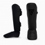 Fightsense Scheenbeschermers – Pro style – black on black – Scheenbeschermers voor vechtsport en training