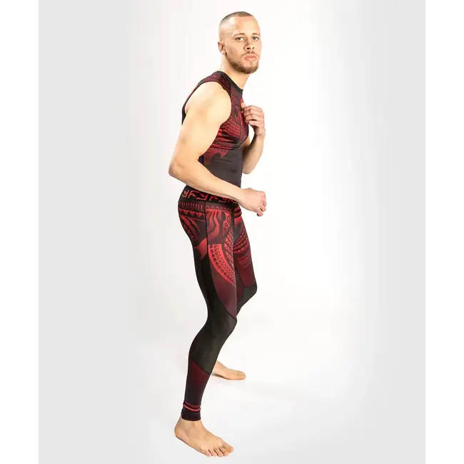 Venum COMPRESSION BROEK NAKAHI SPATS - black/red