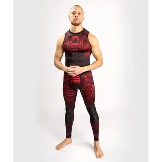 Venum COMPRESSION BROEK NAKAHI SPATS - black/red