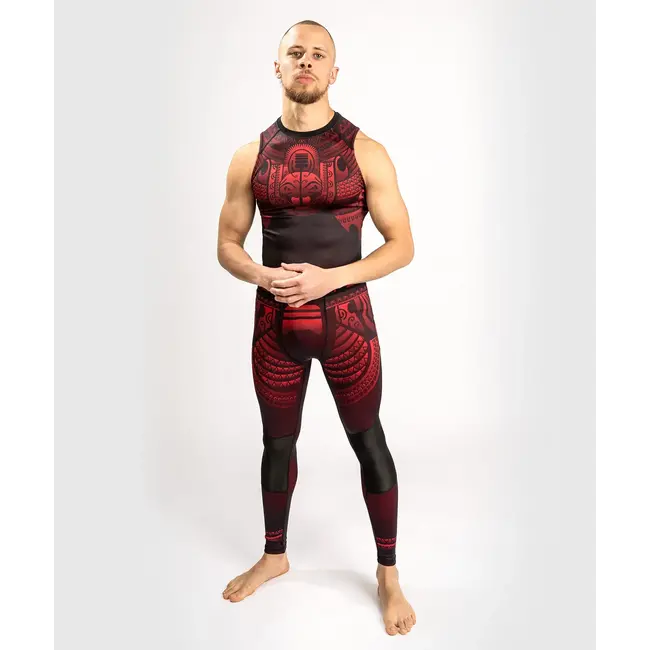 Venum VENUM COMPRESSION BROEK NAKAHI SPATS - black/red
