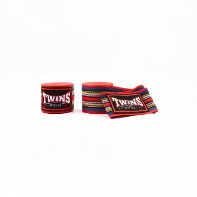 Twins Special Twins CH-2 Premium Bandages – Handwraps – 4,5m – Rood