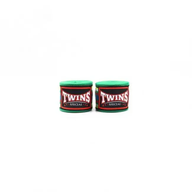 Twins Special CH-2 Premium Bandages – Handwraps – 4,5m – Groen