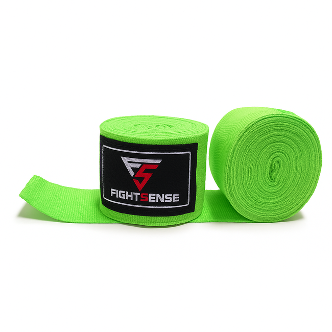 Fightsense Fightsense - bandages - GROEN 500cm